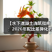 【水下混凝土浇筑指南：2026年配比差异化的创新实践】（图4）