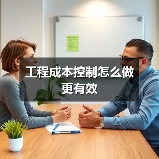 工程成本控制怎么做更有效
