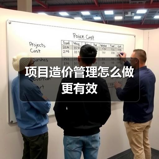 项目造价管理怎么做更有效
