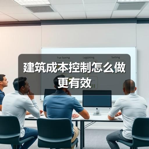 建筑成本控制怎么做更有效