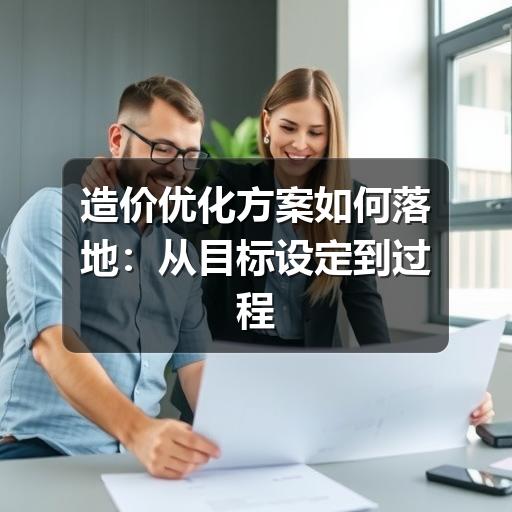 造价优化方案如何落地:从目标设定到过程管控的实用指南