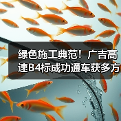 绿色施工典范！广吉高速B4标成功通车获多方赞誉
