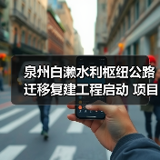 泉州白濑水利枢纽公路迁移复建工程启动 项目经理部揭牌护航交通线路