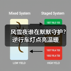 风雪夜谁在默默守护?逆行车灯点亮温暖(图2) 风雪夜谁在默默守护?逆行车灯点亮温暖(图2)