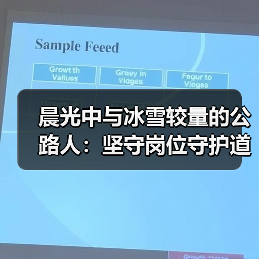 晨光中与冰雪较量的公路人:坚守岗位守护道路畅通(图3) 晨光中与冰雪较量的公路人:坚守岗位守护道路畅通(图3)