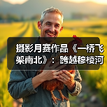 摄影月赛作品《一桥飞架南北》:跨越穆棱河的建设瞬间(图3) 摄影月赛作品《一桥飞架南北》:跨越穆棱河的建设瞬间(图3)