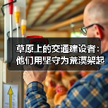草原上的交通建设者:他们用坚守为荒漠架起桥梁(图4) 草原上的交通建设者:他们用坚守为荒漠架起桥梁(图4)
