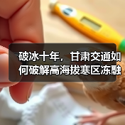 破冰十年，甘肃交通如何破解高海拔寒区冻融难题？