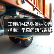 工程机械选购维护实用指南:常见问题与省钱方法2026(图2) 工程机械选购维护实用指南:常见问题与省钱方法2026(图2)