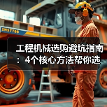 工程机械选购避坑指南：4个核心方法帮你选对挖掘机