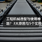工程机械选型与使用难题？3大原因与5个实用解决方法