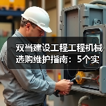 双当建设工程工程机械选购维护指南:5个实用方法解析(图3) 双当建设工程工程机械选购维护指南:5个实用方法解析(图3)