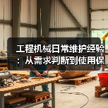 工程机械日常维护经验:从需求判断到使用保养方法(图2) 工程机械日常维护经验:从需求判断到使用保养方法(图2)