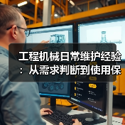 工程机械日常维护经验:从需求判断到使用保养方法(图4) 工程机械日常维护经验:从需求判断到使用保养方法(图4)