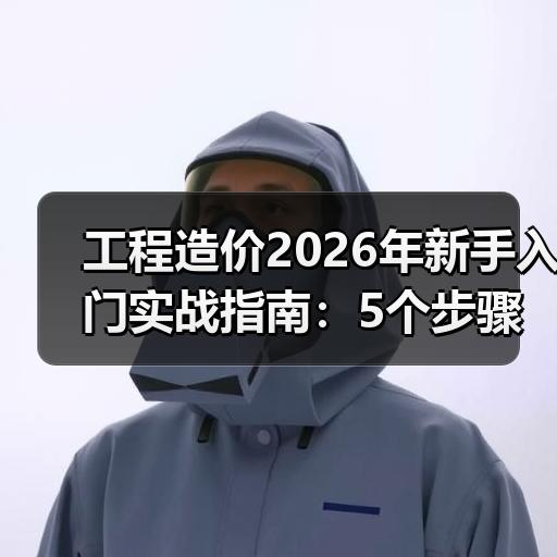 工程造价2026年新手入门实战指南：5个步骤掌握工程预算核心流程