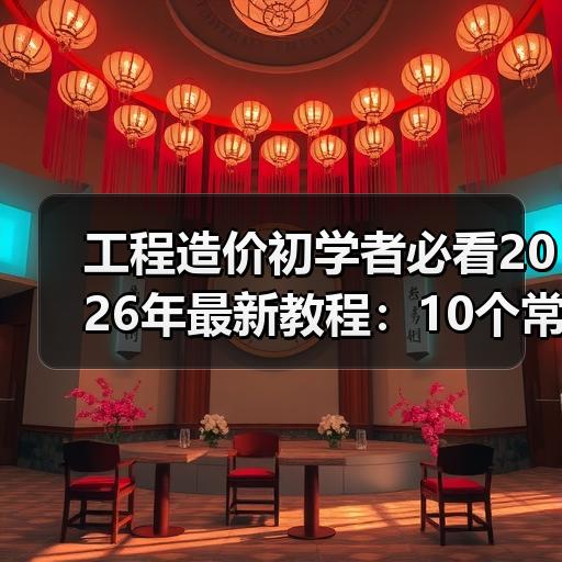 工程造价初学者必看2026年最新教程：10个常见误区与避坑方法