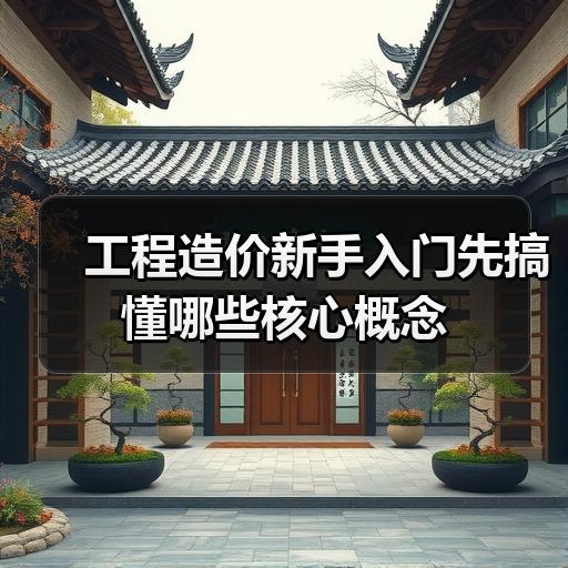 工程造价新手入门先搞懂哪些核心概念