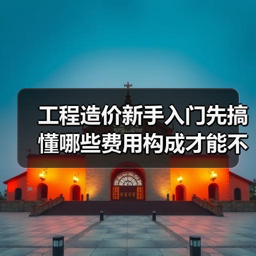 工程造价新手入门先搞懂哪些费用构成才能不踩坑