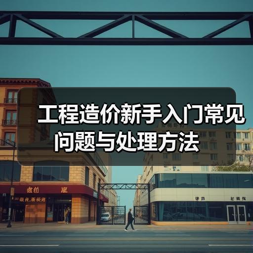 工程造价新手入门常见问题与处理方法