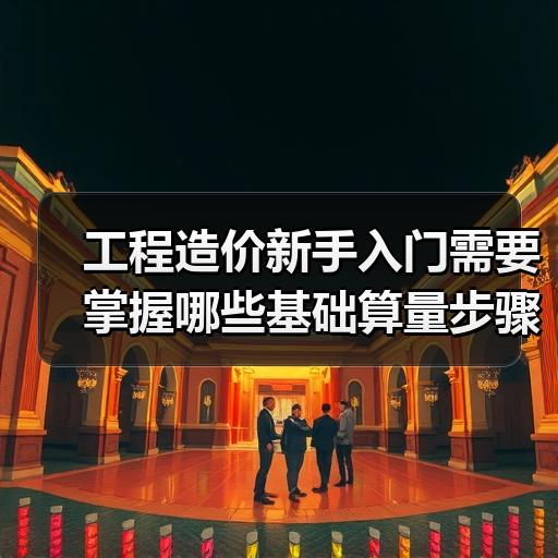 工程造价新手入门需要掌握哪些基础算量步骤