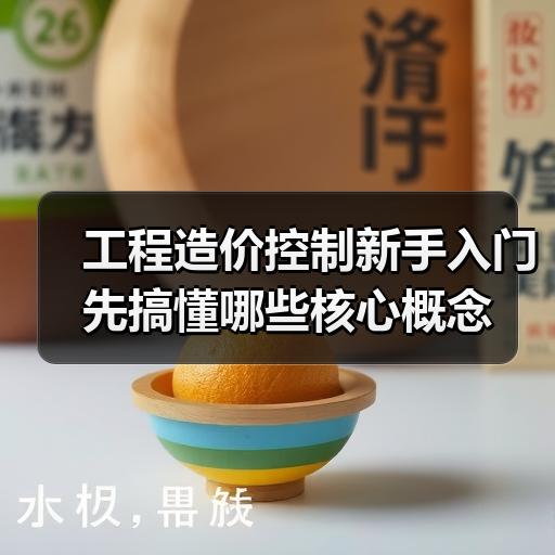 工程造价控制新手入门先搞懂哪些核心概念