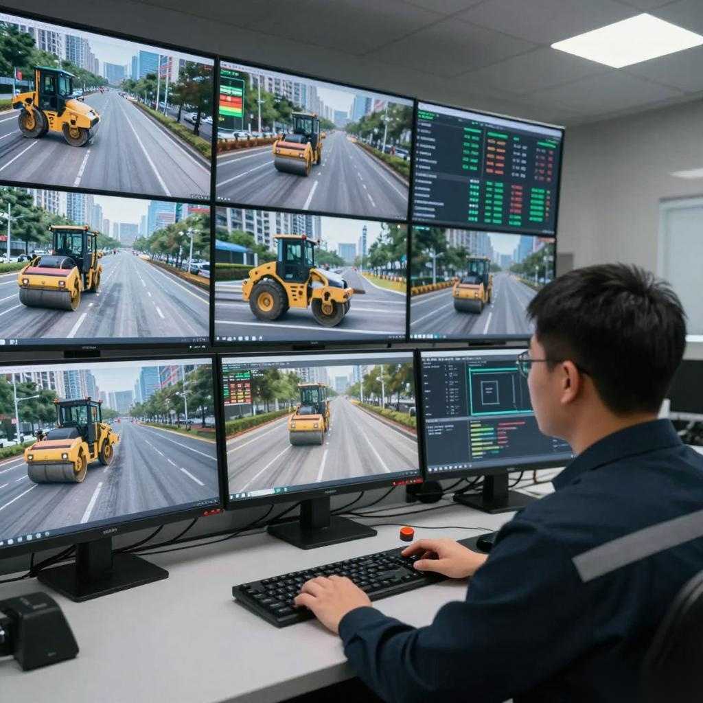 无人压路机集群技术应用与安全优势解析