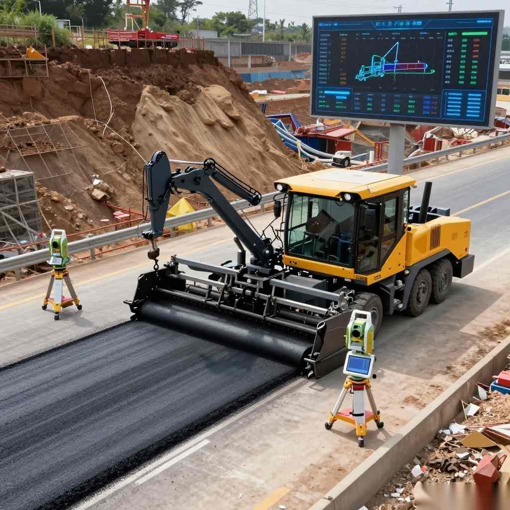 3D扫描摊铺技术：现代道路工程的高效解决方案