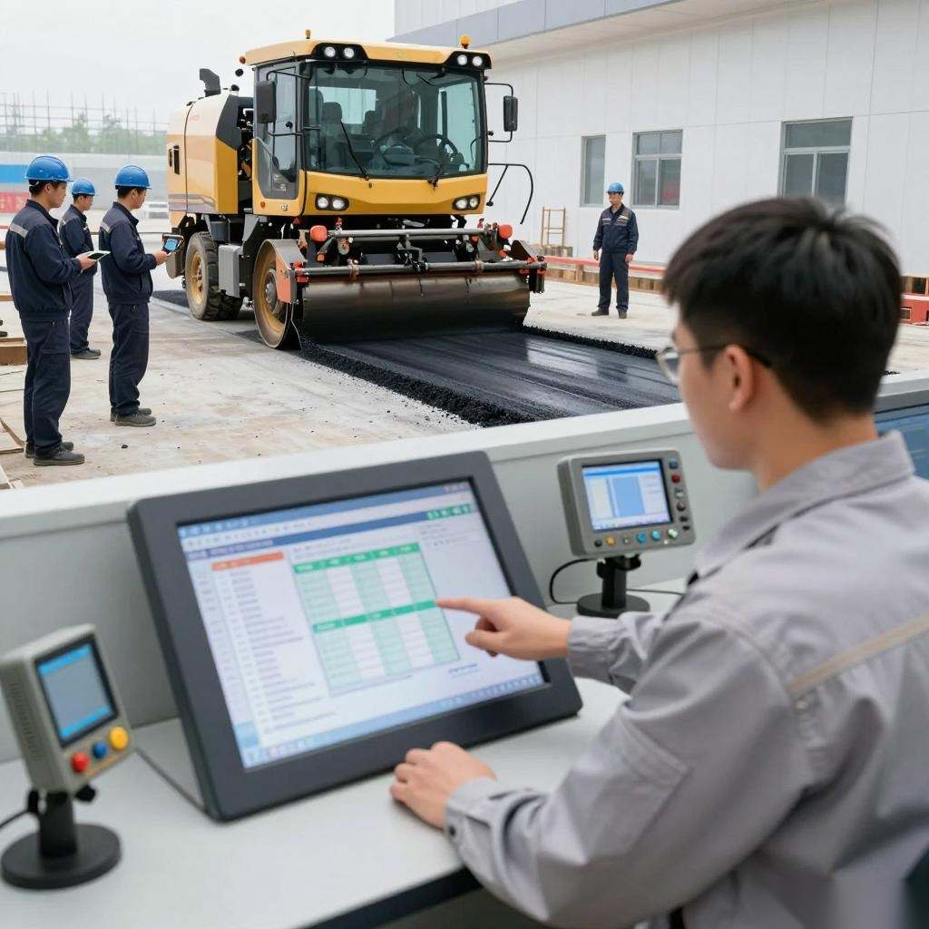 广绵高速智慧施工场景：智能化摊铺与无人碾压技术应用｜高速公路施工新模式