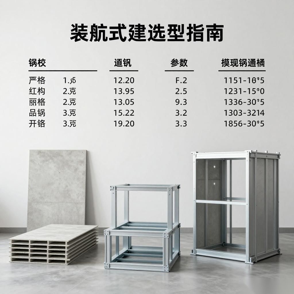 装配式建筑选型指南：参数对比与实践｜装配式建筑全攻略