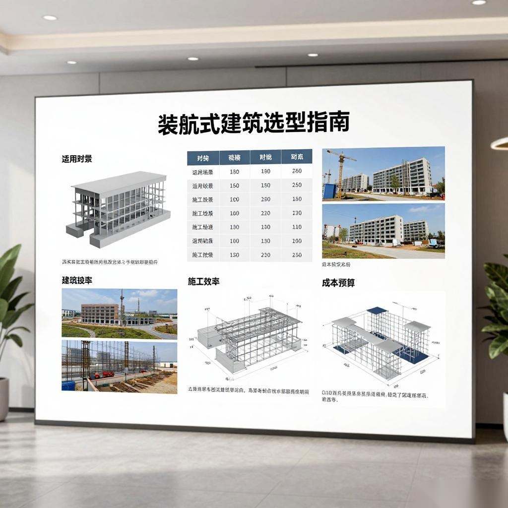 装配式建筑选型指南：参数对比与实践｜装配式建筑全攻略