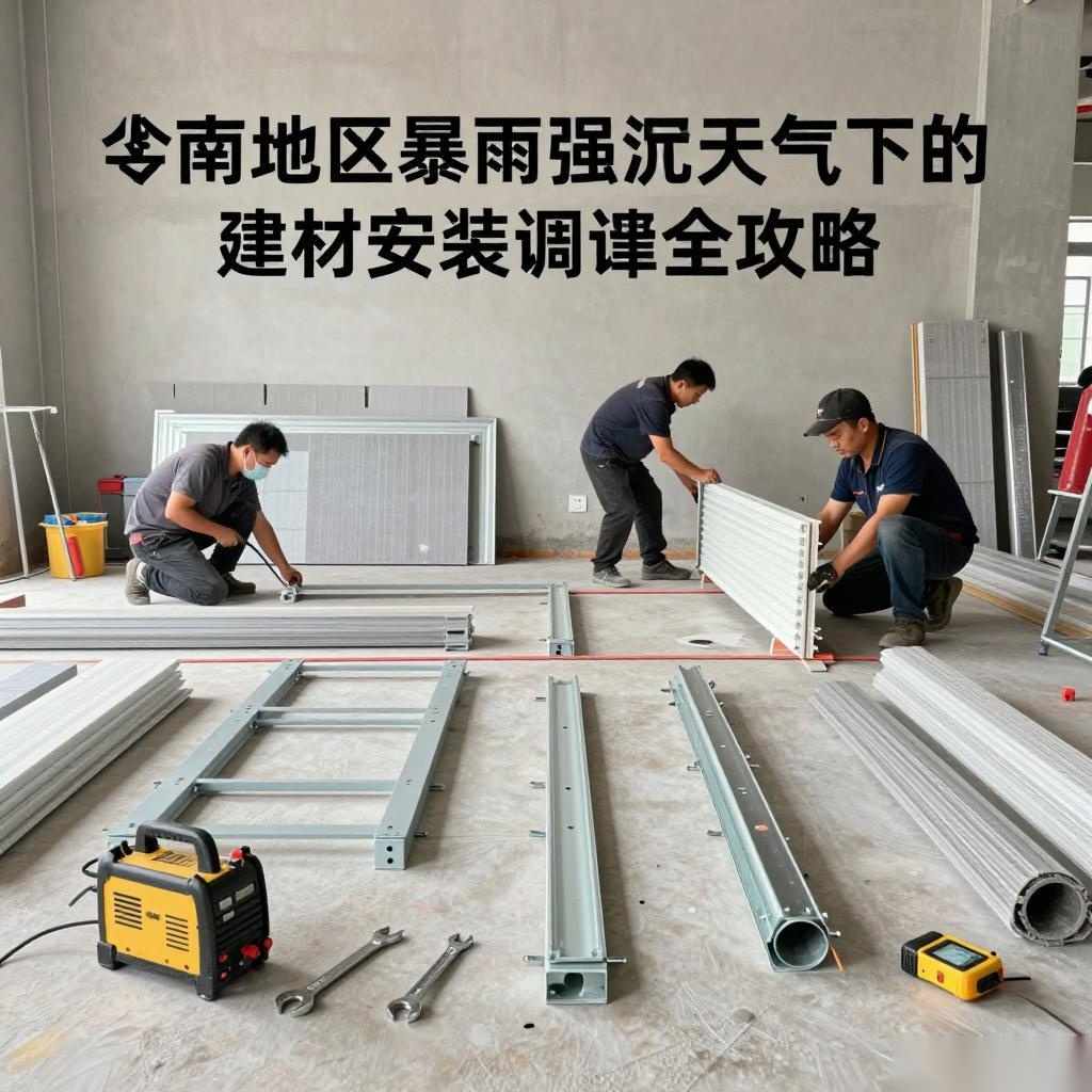 华南暴雨强对流天气下建材安装调试全攻略