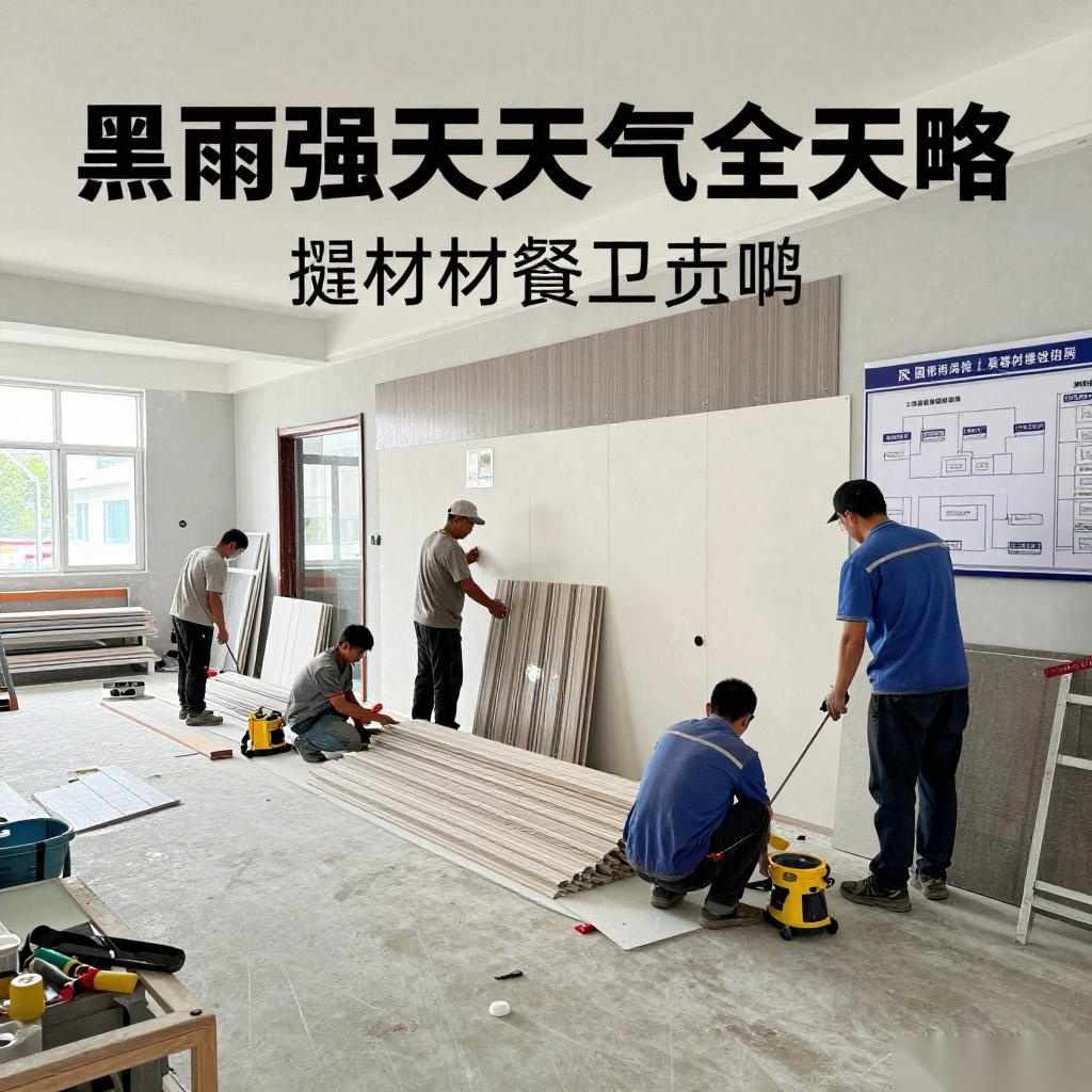 华南暴雨强对流天气下建材安装调试全攻略