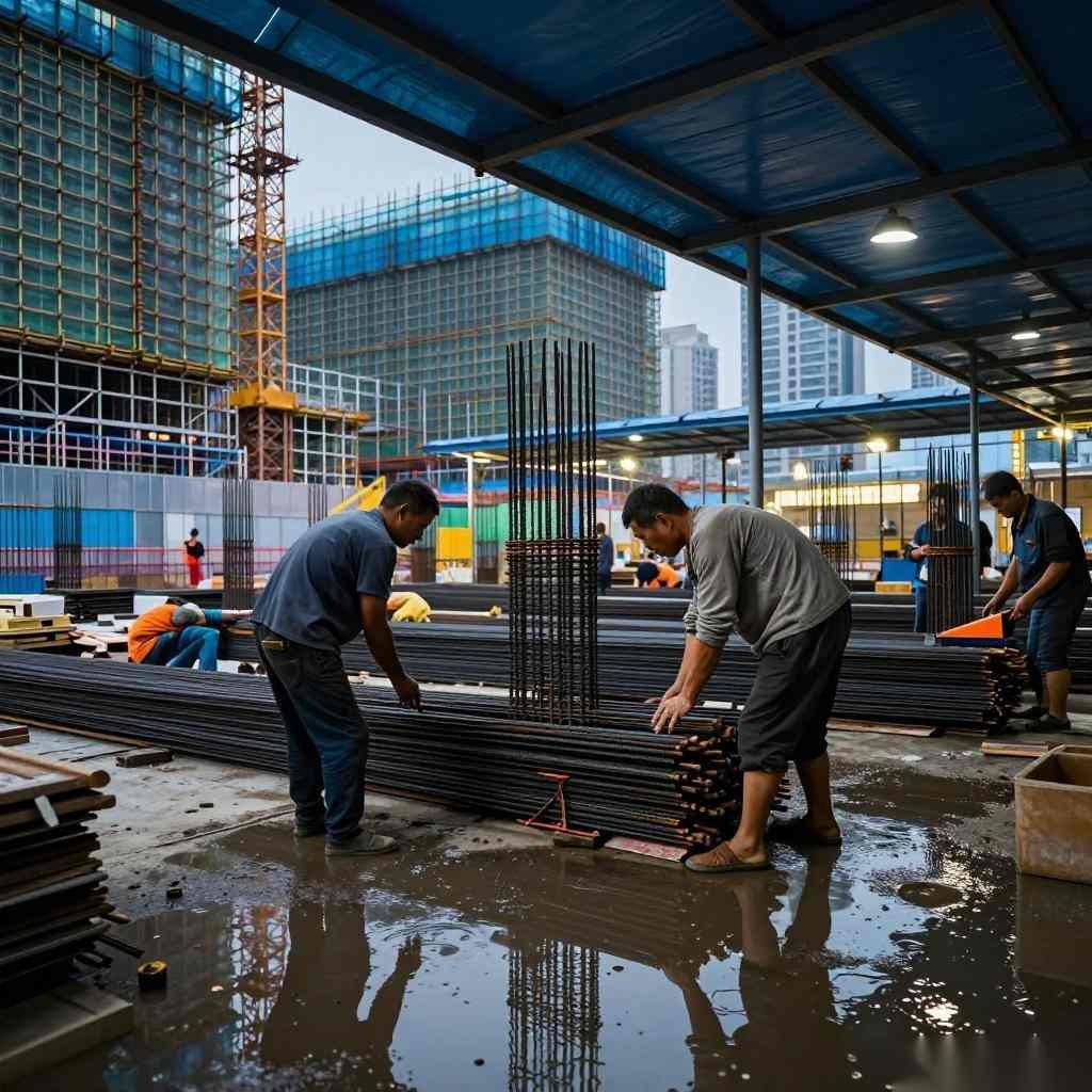华南暴雨强对流天气下的施工应对策略与建材防护指南