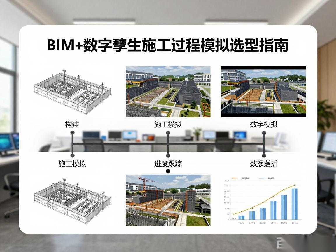 BIM+数字孪生施工过程模拟选型指南：4D进度管控解决方案对比与实践
