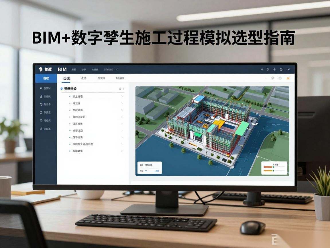 BIM+数字孪生施工过程模拟选型指南：4D进度管控解决方案对比与实践