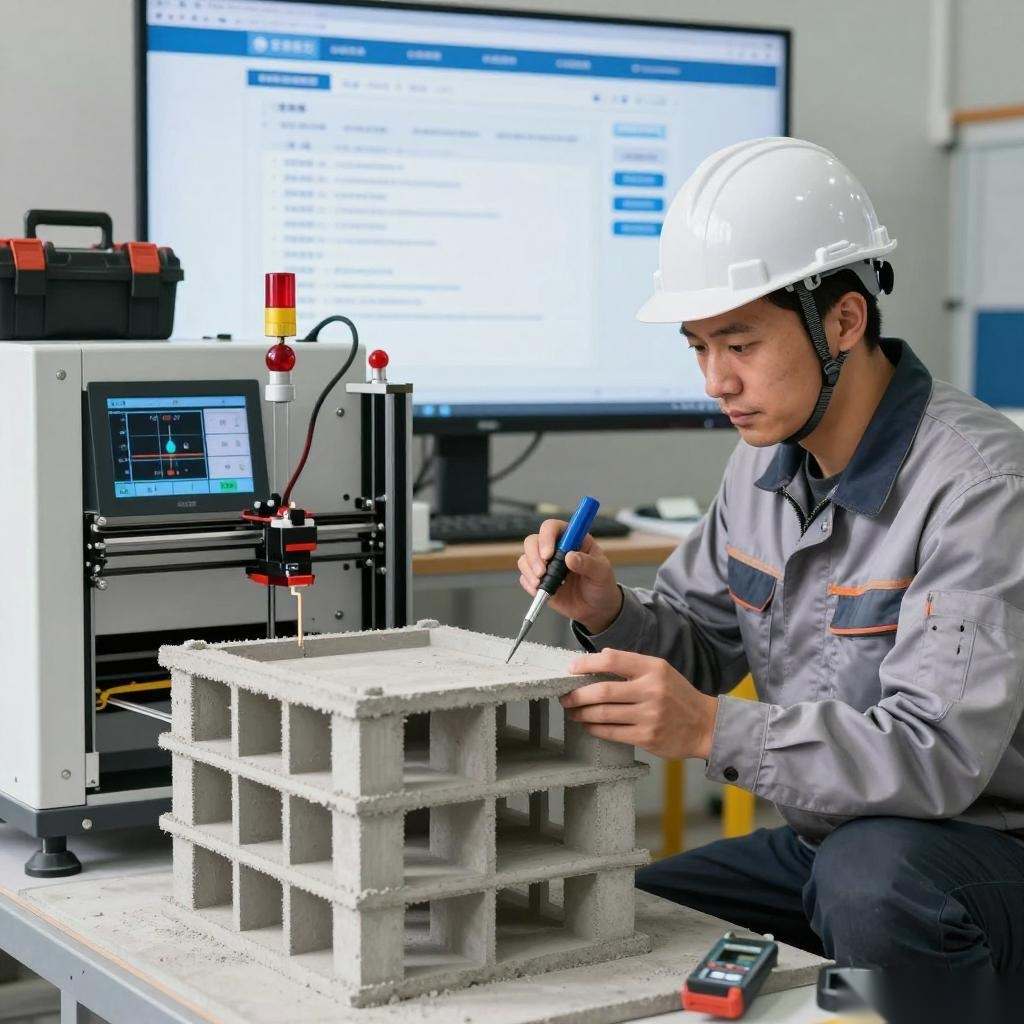 混凝土3D打印建筑技术故障排查与维护保养指南｜实用指南