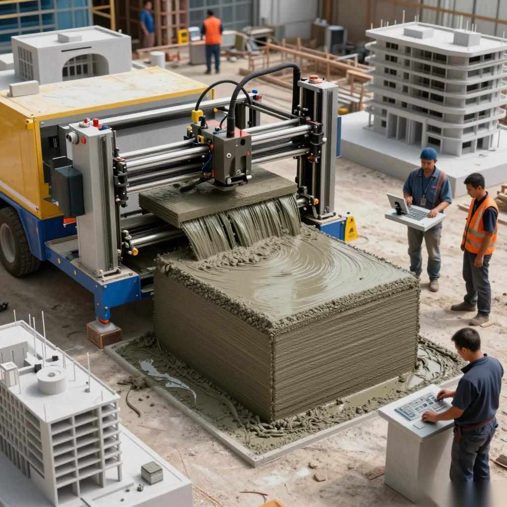 混凝土3D打印与智能建造装备选型指南｜参数对比全攻略
