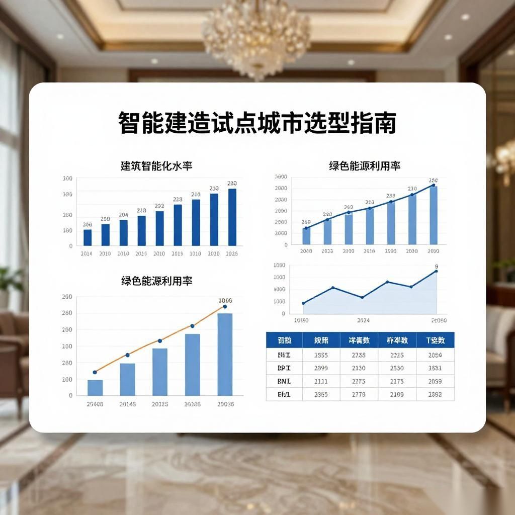 智能建造试点城市选型指南：技术参数对比与策略｜实用指南