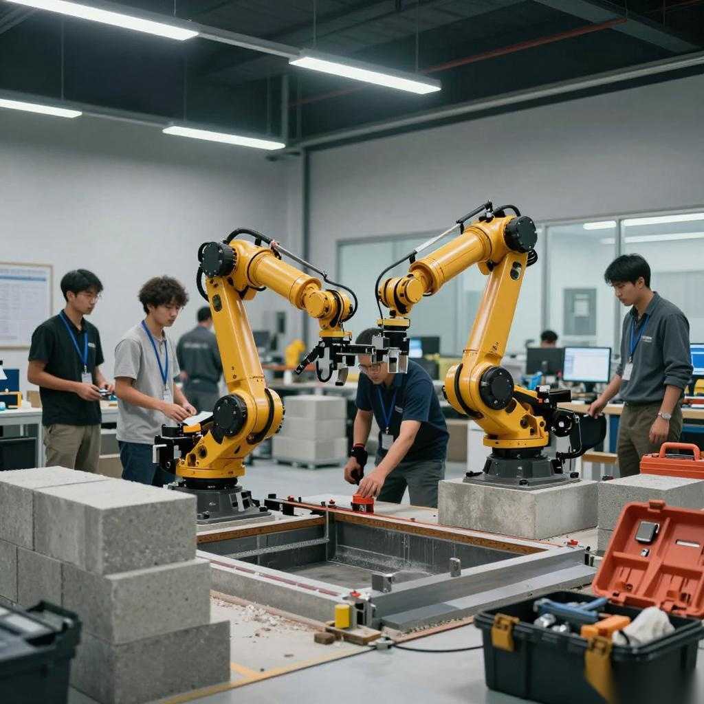 智能建造实训中心建设：建筑机器人安装调试与使用方法详解指南