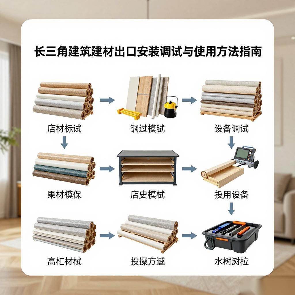 长三角建筑建材出口安装调试与使用方法指南