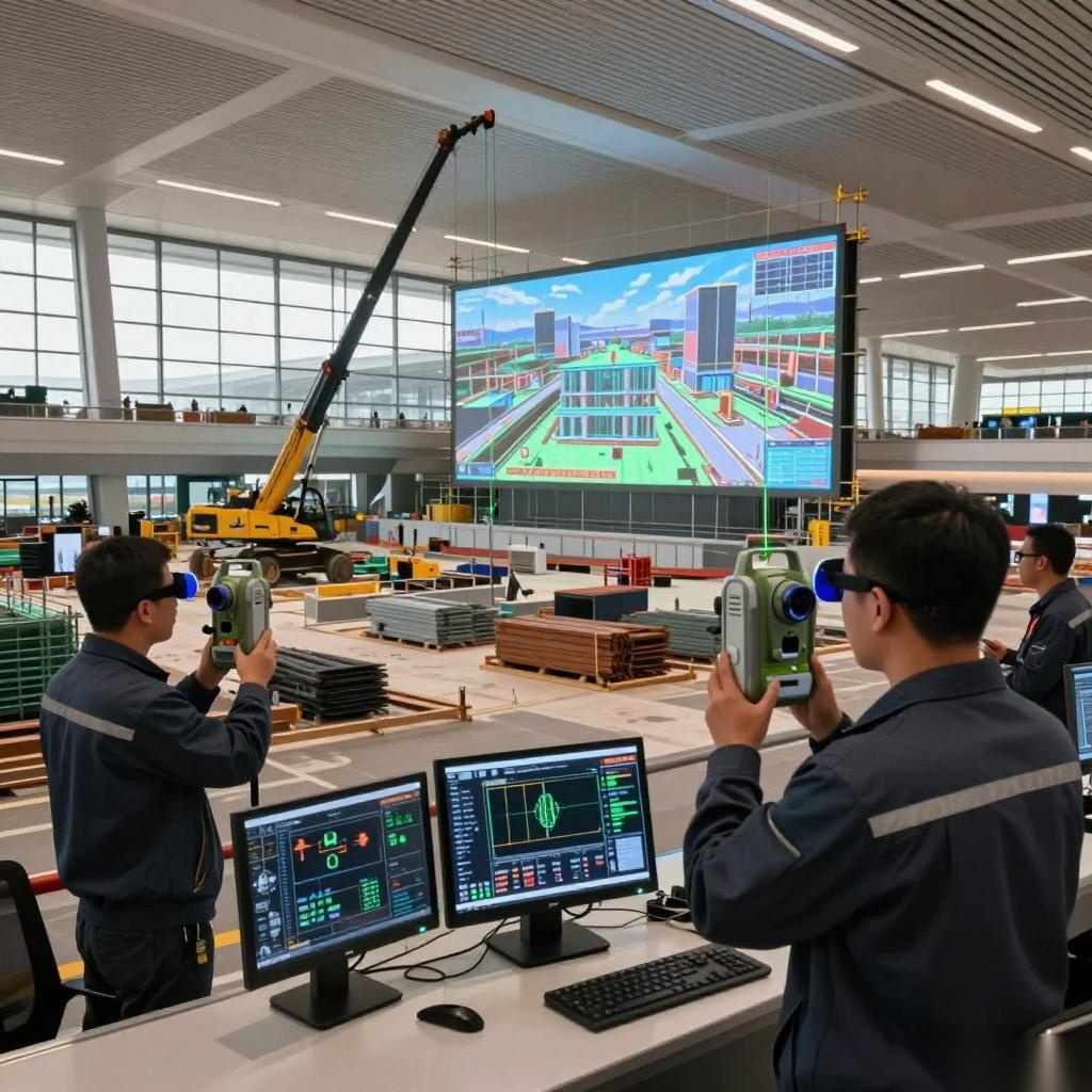 智能建造技术应用案例｜昆明长水机场T2航站楼实践