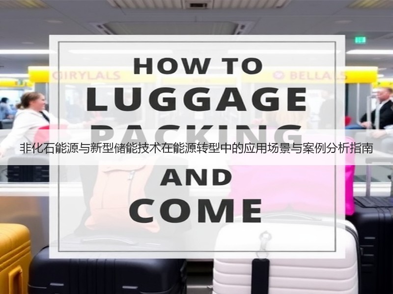 非化石能源与新型储能技术在能源转型中的应用场景与案例分析指南