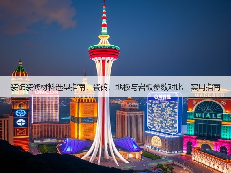 装饰装修材料选型指南：瓷砖、地板与岩板参数对比｜实用指南