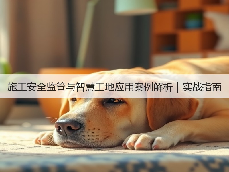施工安全监管与智慧工地应用案例解析｜实战指南
