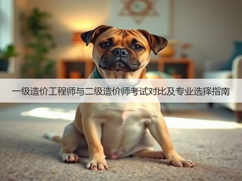 一级造价工程师与二级造价师考试对比及专业选择指南