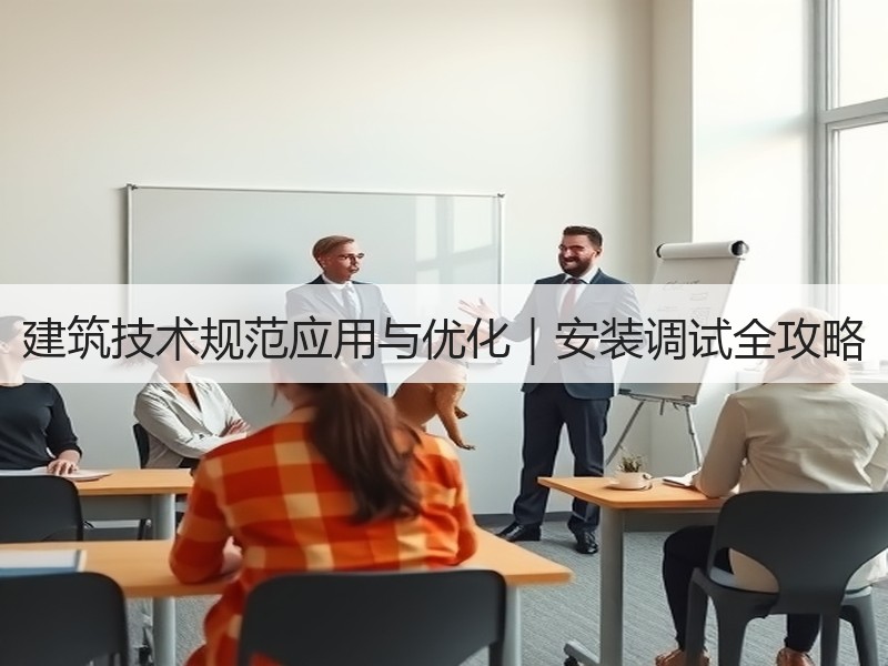 建筑技术规范应用与优化｜安装调试全攻略