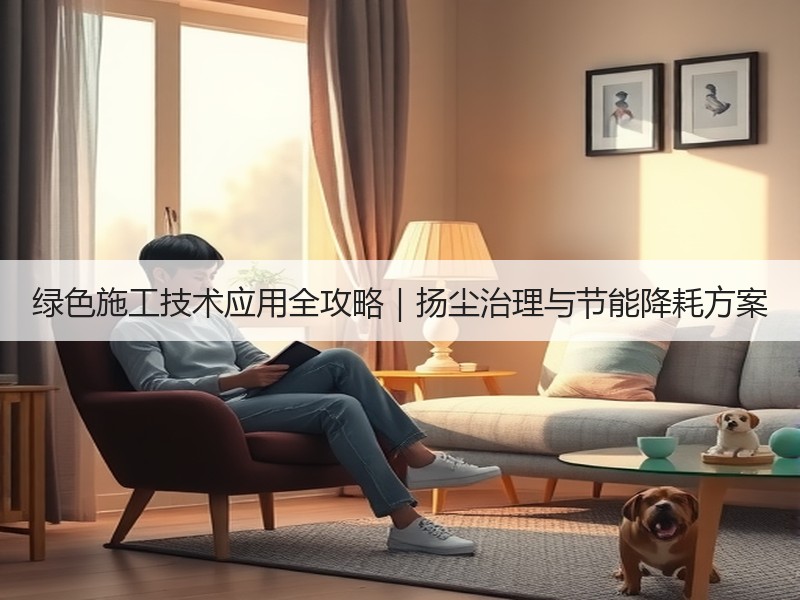 绿色施工技术应用全攻略｜扬尘治理与节能降耗方案