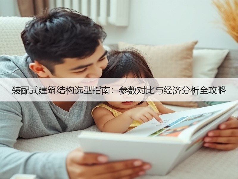 装配式建筑结构选型指南：参数对比与经济分析全攻略