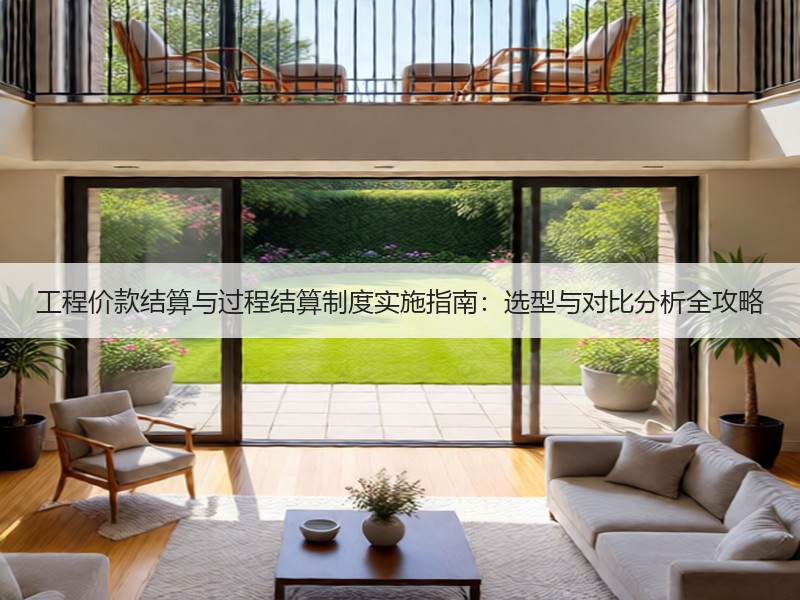 工程价款结算与过程结算制度实施指南：选型与对比分析全攻略