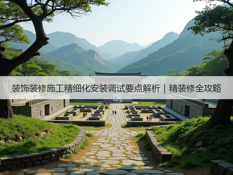装饰装修施工精细化安装调试要点解析｜精装修全攻略
